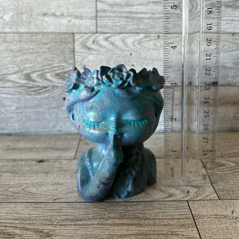 Mini cement plant pot